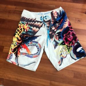 Ed Hardy Men’s Board Shorts